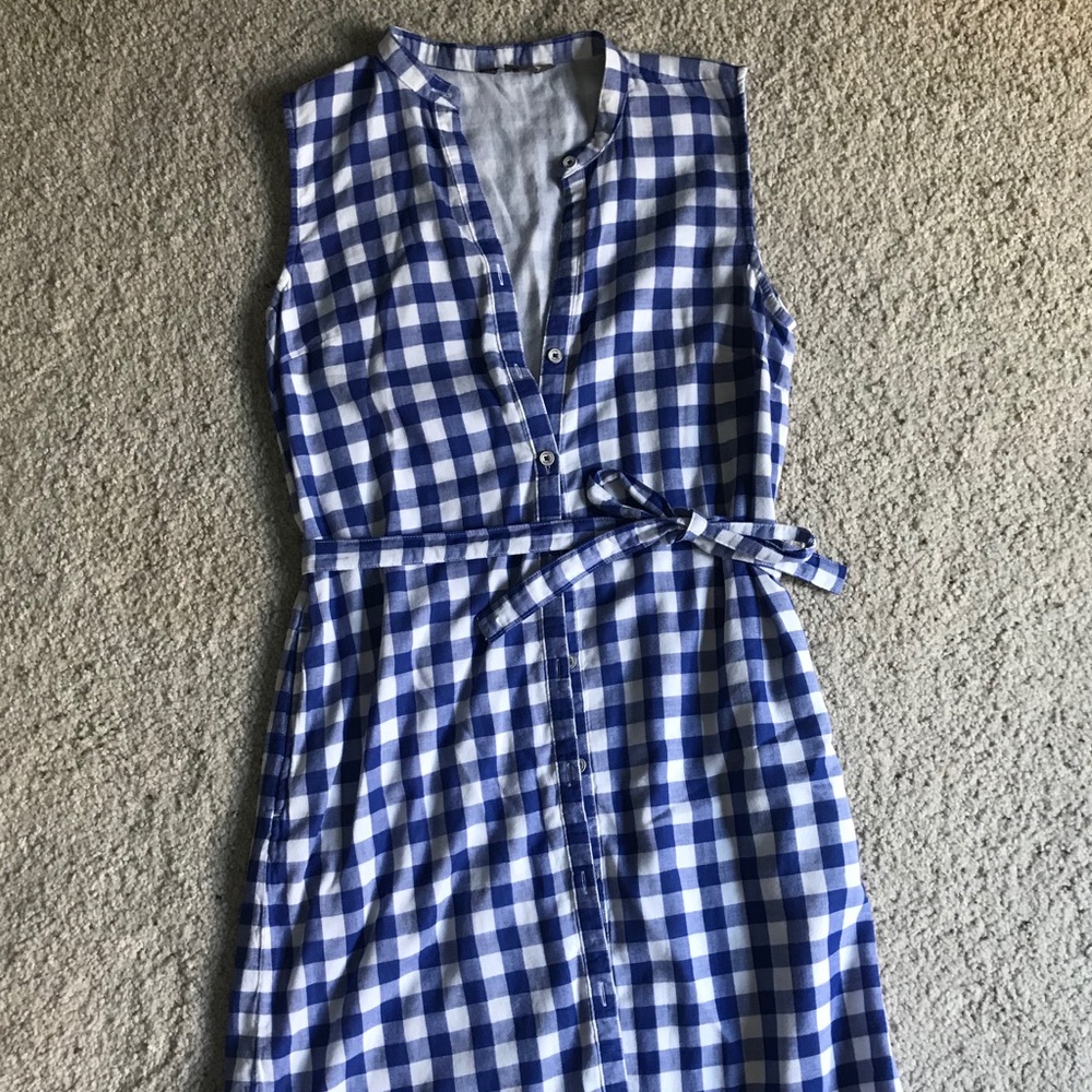 Tommy Bahama Size S Sleeveless Checkered Tunic